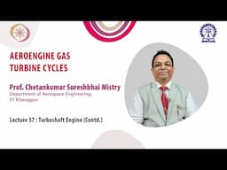 Lecture 57: Turboshaft Engine (Contd.)