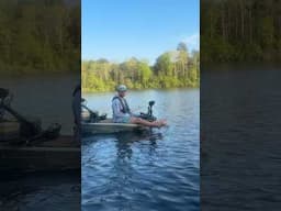 He ain’t right. #kayakfishing #kayakbassfishing
