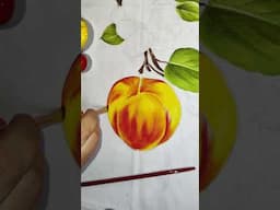 Vamos pintar pêssego 🍑 no tecido.