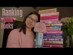 Asmr ranking my pink books | 20 book reviews featuring some of the cutest covers