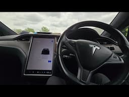 How to release Handbrake on Tesla Model X to Service it and check the brakes on MOT