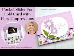 So fun! Pocket Slider Card Holds a Gift Card, Cash, or a Tea Bag inside!