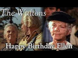 The Waltons - Happy Birthday Ellen Corby  - behind the scenes with Judy Norton