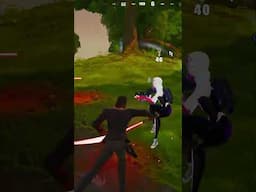 Can't believe this.. Rick Grimes & Darth Vader TEAM UP is AMAZING! #thewalkingdead #fortnite #shorts
