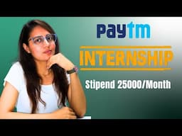 Paytm Software Engineer Internship 2025 | ₹25,000/Month Stipend | Apply Now