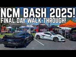 C8 Corvette ZR1 EXHAUST sounds AWESOME! FINAL day of the NCM Bash 2025! NEW colors, AND MORE!