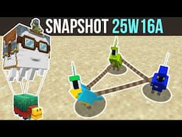 Ghast Mob Transport & Better Leashes | Snapshot 25W16A
