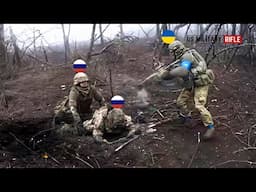Brutal Ukrainian Point-Blank Ambush Easily Wiped Out Russian Soldiers on Open Battlefield