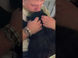No one gives a belly scratch quite like dad! 💕🐈‍⬛😹