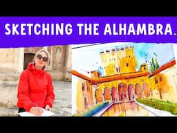 Sketching the Alhambra | Inspired by Our Upcoming Granada Retreat