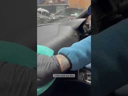 The answer to getting that OEM look on your interior plastics! #detailing #carcare #carinteriorclean