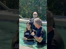 I got baptized today! ✝️🤍 #baptism #jesus #easter