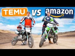 Amazon VS Temu Dirt Bikes Challenge!