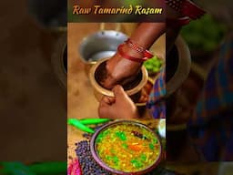 Raw Tamarind Rasam – Pure Village Taste! 🍋🌿