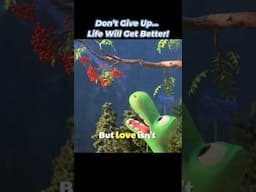 Don't Give Up... Life Will Get Better! #thegooddinosaur #pixarshorts #dinosaur