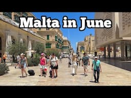 Malta in June - Live walk in Valletta 01.06.2025