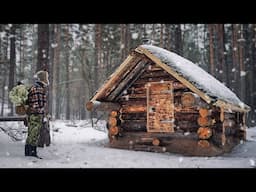 My COZY LOG CABIN warmed me for the last time...