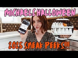 MICHAELS HALLOWEEN 2025!!! SNEAK PEEK