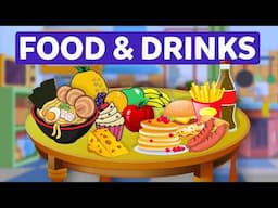 Master Basic Food Vocabulary The Fun Way: English flashcards for kids