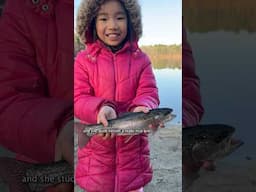My Niece’s First Trout! #fishing #shorts