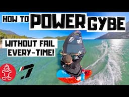 How to POWER-GYBE (CARVE JIBE)! #windsurfing