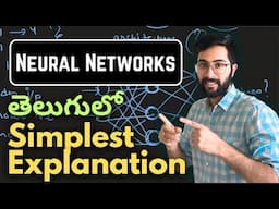 Simplest Explanation of Neural Networks in Telugu | Vamsi Bhavani
