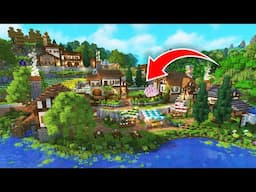 I Built A COZY VILLAGE in Minecraft with OVER 300 MODS