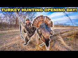 TURKEY Hunting the LEASE on OPENING DAY!!! (Catch Clean Cook)