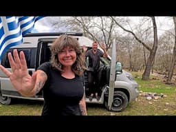 WE LEFT GREECE! Hot springs // Vanlife Europe