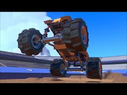 I Got Crushed by Experts in this Monster Truck Battle Arena!
