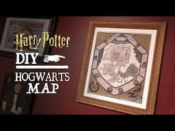 Hogwarts Map - Easy Harry Potter DIY