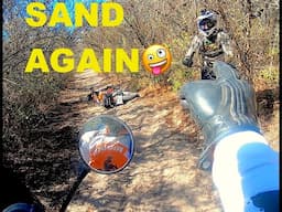SAND SURFING, WITH BIG ADVENTURE BIKES-AGAIN!