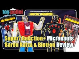 Super7 Micronauts Baron Karza & Biotron review - Toy Polloi