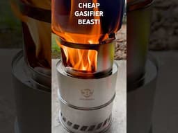 Cheap...Gasifier...Beast #fire #woodstove #gasifier