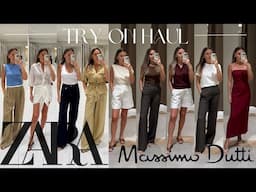 Huge ZARA and Massimo Dutti  *** | Try on HAUL | ***