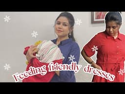 Feeding friendly fashion outfit @ just 349rs | short kurti feeding dress | western feeding outfits