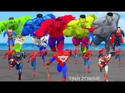 Siêu nhân nhện🔴Spider Man sword Rescue Spider woman from Venom 3 vs Superman vs Iron Man 4 vs Hulk