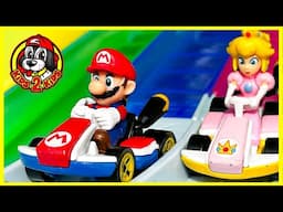 Hot Wheels SUPER MARIO KART RAINBOW ROAD RACEWAY Longest Race Compilation (ft. 50 RacerVerse Cars!)