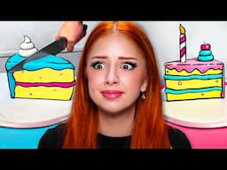 I Tried Baking CARTOON Cakes 🎂