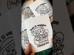 Making A Mini Coloring Book! #coloringbook #coloringpages