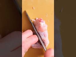 Chicken Butchery with a Honyaki Honesuki #kitchentools #handmade