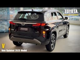 New UPDATED Toyota Hyryder 2025 ❤️ Black colour - V Top Model @ Rs 16.29L | 7 New Features added !