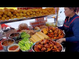 Only $2 !! 300 Pieces of NUMPANG PATÉ Sold a Day (Braised Pork Belly Bread) | Cambodian Street Food