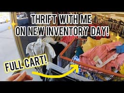 Thrift With Me at 7AM on New Inventory Day for Items to Resell on Poshmark for a GREAT Profit!! $$