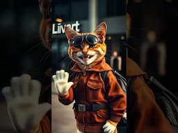 O GATO QUER SER PILOTO #gatito #mascota #gatinhofeliz #gato #gatinho #cachorrinho #animação