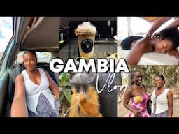 A WEEKEND IN THE GAMBIA! 🇬🇲 | New Cafe, Monkey Park, Diaspora Link-Up + Senegambian Nightlife!