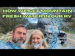 How we get clean fresh water in our RV