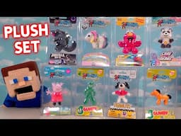 GODZILLA!! Super Impulse Mini Keychain Character Plush Series SET
