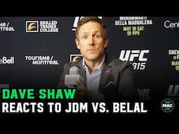 Dave Shaw, UFC Exec, reacts to JDM vs. Belal; Talks IFW Main Event