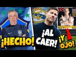 🚨🚨¡YA HAY ACUERDO! ¡ANCELOTTI A BRASIL! ¡XABI ESTÁ YA AL CAER Y VUELVE A SONAR MASTANTUONO!